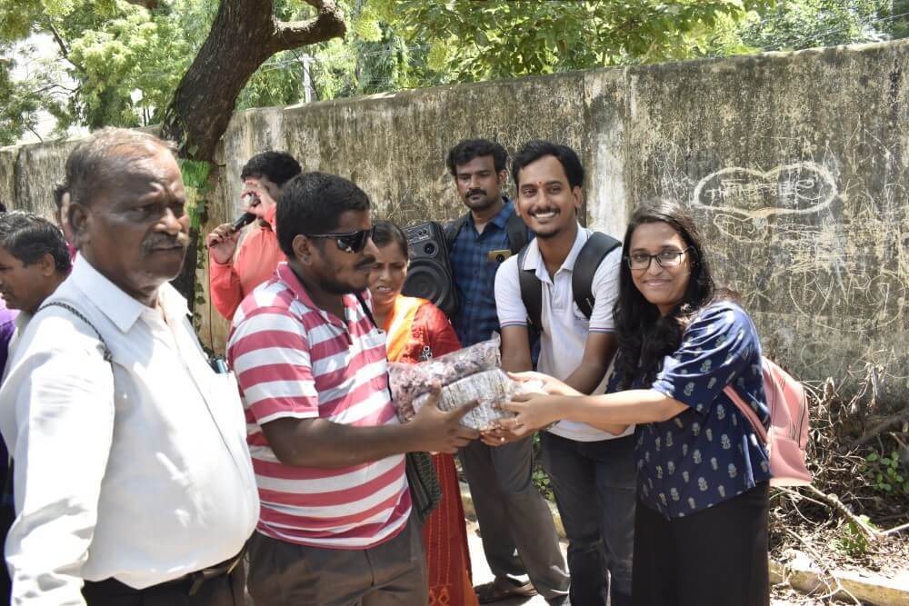 White Canes Day Barfi Distribution 2022